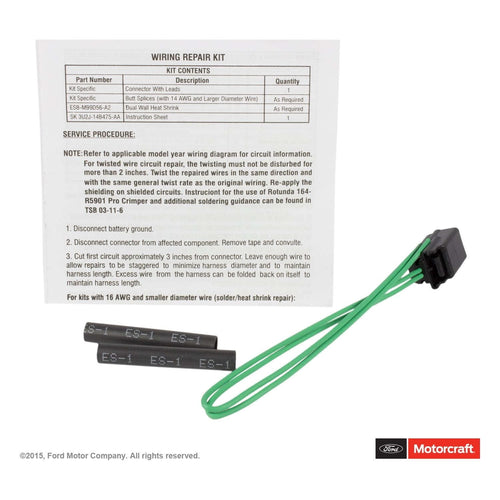 Motorcraft PCV Valve Heater Connector WPT-1082 Fits select: 2010 FORD F150, 2010-2014 FORD ESCAPE EasyOptionXY LLC