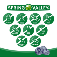 Spring Valley Vegetarian Melatonin Gummy Supplement; 10 mg; 120 Count EasyOptionXY LLC