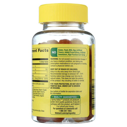 Spring Valley Vitamin D3 Gummy; 2000 IU; 80 Count EasyOptionXY LLC