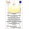 Hyoola 1.75 inch Round Unscented Ivory European Made Floating Candles, Paraffin Wax with Cotton Wicks, 20-Pack EasyOptionXY LLC