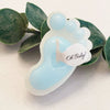 Baby Shower Party Favors for Guests for Boys Blue Footprint Candle Pack of 10 EasyOptionXY LLC