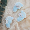 Baby Shower Party Favors for Guests for Boys Blue Footprint Candle Pack of 10 EasyOptionXY LLC
