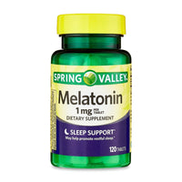 Spring Valley Melatonin Tablets Dietary Supplement; 1 mg; 120 Count EasyOptionXY LLC