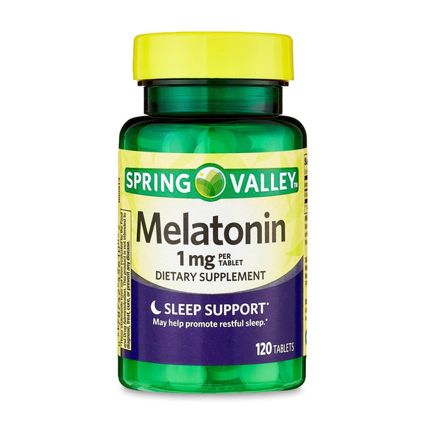 Spring Valley Melatonin Tablets Dietary Supplement; 1 mg; 120 Count EasyOptionXY LLC