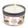 Magnificent 101 Lotus Flower Aromatherapy Candle ¨C 6 Oz - 24 Hour Burn | Soy Wax Tin Candle for True Love & Passion, Purification, Manifestation & Chakra Healing