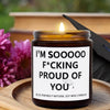 Nrnio Graduation Gift for Her/Him, Sooooo Proud of You Graduation Candle Soy Wax Lavender Scented Candle for Party Decorations, High School College Grad Gift, Best Friend Gift, 15OZ, 100Hr Burn Time EasyOptionXY LLC