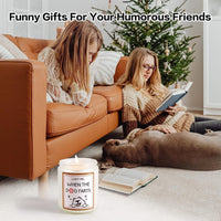 Gifts for Women - Funny Dog Pet-Friendly Lavender Scented Soy Wax Candle - Relaxing Aromatherapy Candle - Best Gift for Dog Lovers, Mom, Best Friends, Girlfriend, Sisters, Female Coworker EasyOptionXY LLC