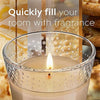 Glade Candle Jar, Air Freshener, Cookie Caramel Rush, 3.4 Oz EasyOptionXY LLC