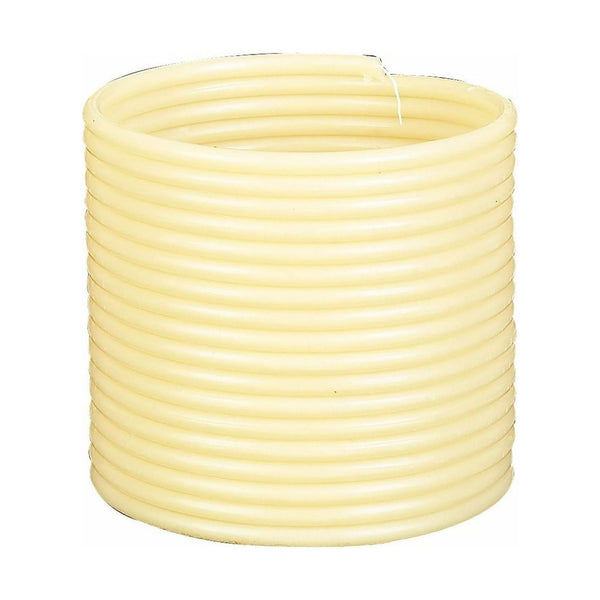 Eclipse - Candle by The Hour- 144-Hour 20561B Dreamy Stylish Beeswax Candle Coil - Beige Un-Scented EasyOptionXY LLC