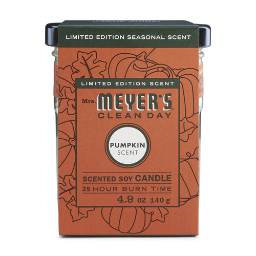 Mrs. Meyer's Clean Day Scented Soy Candle, Small Glass,&nbsp;Pumpkin, 4.9 oz EasyOptionXY LLC