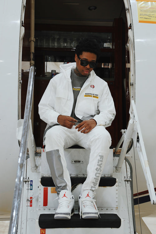 Happy Pockets Jogger (White) Fly Supply Co