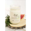 PureYou Handmade Scented Soy Wax Candle Fresh Pink Grapefruit and Rosemary EasyOptionXY LLC