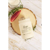 PureYou Handmade Scented Soy Wax Candle Fresh Pink Grapefruit and Rosemary EasyOptionXY LLC