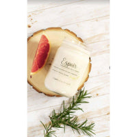 PureYou Handmade Scented Soy Wax Candle Fresh Pink Grapefruit and Rosemary EasyOptionXY LLC