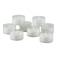 Stonebriar Unscented Long Burning Clear Cup Tealight Candles with 6-7 Hour Burn, 48 Pack, White EasyOptionXY LLC