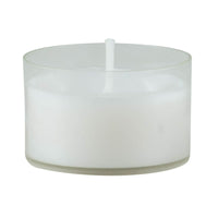 Stonebriar Unscented Long Burning Clear Cup Tealight Candles with 6-7 Hour Burn, 48 Pack, White EasyOptionXY LLC