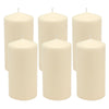 Stonebriar 3" x 6" Unscented 1-Wick Ivory Pillar Candles, 6 Pack EasyOptionXY LLC