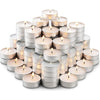 Montopack Unscented Smokeless White Tealight Candles 100 Pack EasyOptionXY LLC