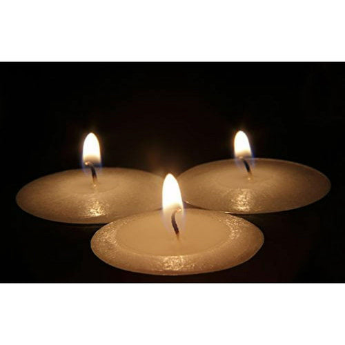 Ohr Candles 4 Hour Unscented Tealight Candles - White, 50 Pack EasyOptionXY LLC