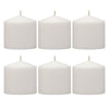 Stonebriar 3" x 3" Unscented 1-Wick White Pillar Candles, 6 Pack EasyOptionXY LLC