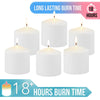 Stonebriar 3" x 3" Unscented 1-Wick White Pillar Candles, 6 Pack EasyOptionXY LLC