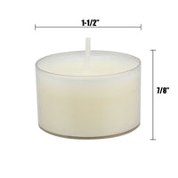 Stonebriar Unscented Long Burning Clear Cup Tealight Candles with 8 Hour Burn Time, 96 Pack, White EasyOptionXY LLC