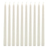 Stonebriar Unscented 10" Dripless Taper Candles with 7 Hour Burn, 10 Pack, White EasyOptionXY LLC
