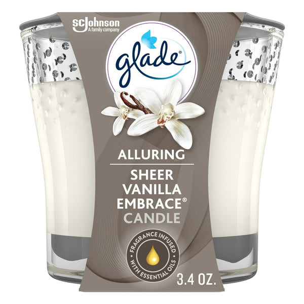 Glade Candle, Pure Vanilla Joy, 3.4 oz. EasyOptionXY LLC