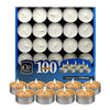 Ohr Candles 4 Hour Unscented Tealight Candles - White, 100 Pack EasyOptionXY LLC