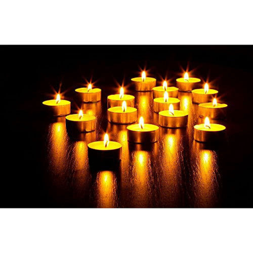 Ohr Candles 4 Hour Unscented Tealight Candles - White, 100 Pack EasyOptionXY LLC