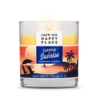 Find Your Happy Place Candle Catching the Sunrise Mango And Sparkling Citrus 7 oz EasyOptionXY LLC