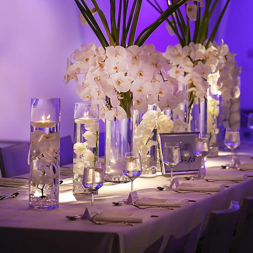 KBLLUNH 12 Pack White Unscented Floating Candles 2 inch for Centerpieces, Wedding Party EasyOptionXY LLC