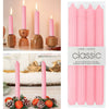 STONCEL Pink Candles 10 in, 12 Pack Pink Candle Sticks Tapered Candles Set, Tall Candles Smokeless and Unscented, Paraffin Wax with Cotton Wicks, 6 Hour Burn Time for Candlesticks Dinner Festival EasyOptionXY LLC