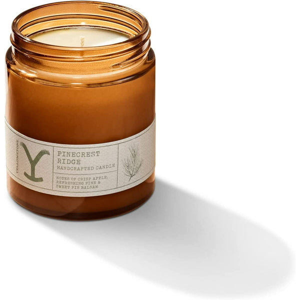 Yellowstone Scented Jar Candle by Tru Western, 8 oz - Pinecrest Ridge EasyOptionXY LLC