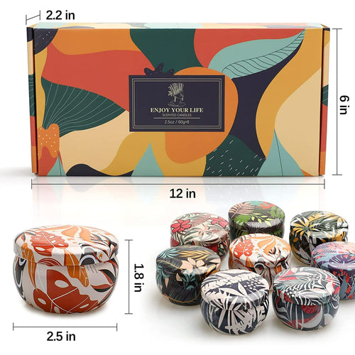 Yinuo Light 8 Pack Scented Candles Gifts for Women, Candles for Home Scented, Scented Candles Bulk Gift Set for Women, Soy Aromatherapy Candle Set for Relaxation EasyOptionXY LLC