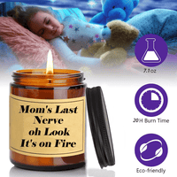 Candles for Home Scented, Made from Natural Soy Wax, Long Lasting Scent, Lavender Scented Candle 7.1 oz, Unique and Fun Birthday or Christmas Gifts (Brown) EasyOptionXY LLC