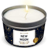 Magnificent 101 Long Lasting New Moon Aromatherapy Candle | 6 Oz - 35 Hour Burn Time | A ll N atural Soy Wax Candle with Sage, Sandalwood & Bergamot for House Energy Cleansing, Momentum & Manifestation EasyOptionXY LLC