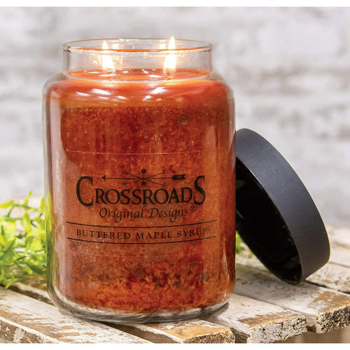 crossroads buttered maple syrup scented 2-wick candle, 26 ounce EasyOptionXY LLC