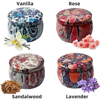 OSHINE 4-PACK Scented Candles Gift Set Aromatherapy Soy Candles 100% Natural Soy 4.4 oz Strongly Fragrance Stress Relief for Mother's Day,Valentine's Day,Wedding,Birthday,Party,Anniversary EasyOptionXY LLC