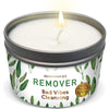 Magnificent 101 Long Lasting Remover Smudge Candle | 6 Oz - 35 Hour Burn | A ll N atural Pure Sage Scented Soy Wax Candle for House Energy Cleansing & Manifestation | Erase Negativity with Positivity EasyOptionXY LLC