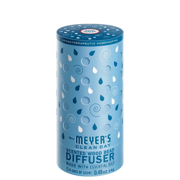 Mrs. Meyers Clean Day Rain Water Scented Wood Bead Diffuser, Made with Essential Oils, 0.49 oz EasyOptionXY LLC