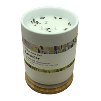 Lavender Scented Candles - Terreux Home Candles with Natural Essential Oils | 10 oz. Ceramic Jar Candle - Burn Time 36 Hrs. Plus EasyOptionXY LLC