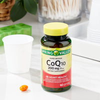 Spring Valley Rapid-Release CoQ10 Dietary Supplement; 200 mg; 60 Count EasyOptionXY LLC