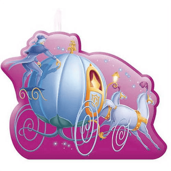 Cinderella Mini Molded Candle Set, Purple EasyOptionXY LLC