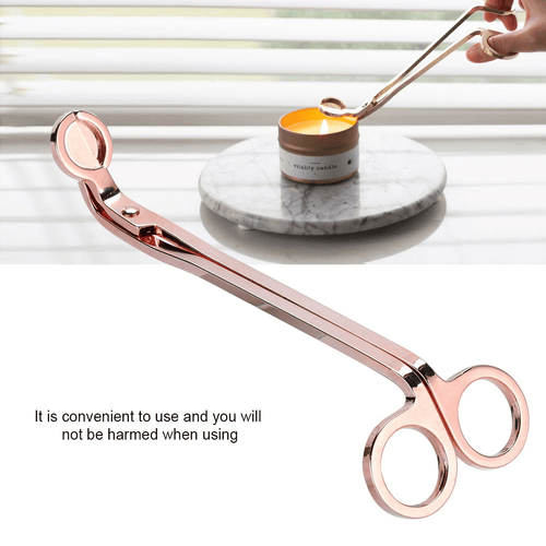 FAGINEY 1Pcs Fashion Plating Stainless Steel Candle Heart Clip Wick Trimmer Scissors Tool, Candle Heart Clip, Stainless Steel Candle Scissors EasyOptionXY LLC