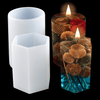 6Pcs Silicone Candle Moulds, Cylindrical Hexagonal Candle Moulds for DIY Aromatherapy Candles, Handmade Soaps, Craft Ornaments EasyOptionXY LLC