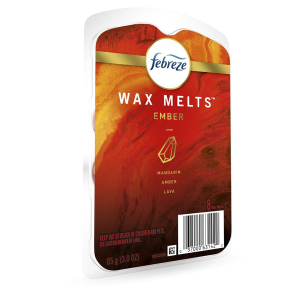 Febreze Wax Melts Air Freshener Ember Scent, 2.75 oz. Wax Melts (8 Cubes) EasyOptionXY LLC