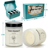 VGGFDY Scented Candles for Women Gift Aromatherapy Soy Wax Candle Set with Strongly Fragrance Jar Candles, 42.6 oz/set EasyOptionXY LLC