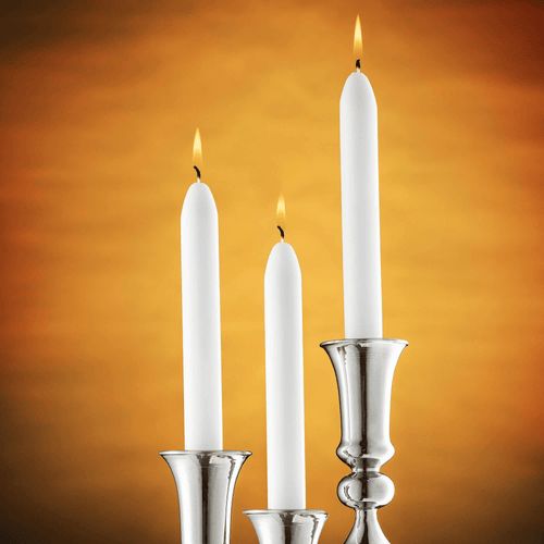 Tribello White Taper Candles, 14 Pack, 9" Unscented White Candlesticks for Home Decoration, Wedding, Holiday and Parties EasyOptionXY LLC