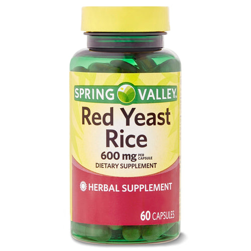 Spring Valley Red Yeast Rice Dietary Supplement; 600 mg; 60 Count EasyOptionXY LLC